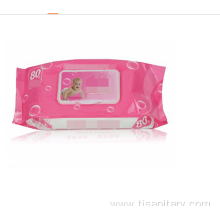 Baby wet wipes with cover